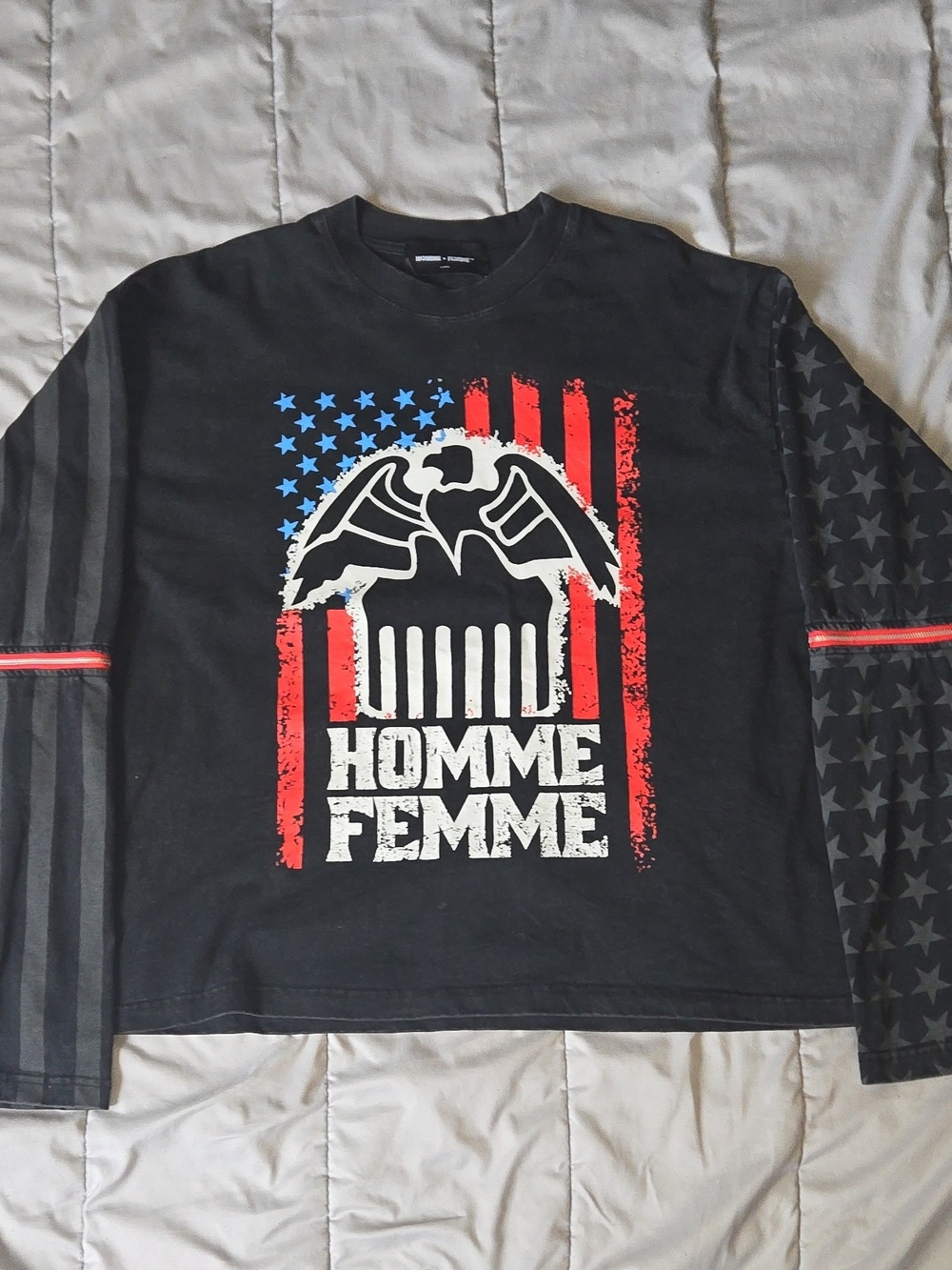 Homme + Femme Trapstar Long Sleeve Tee Large